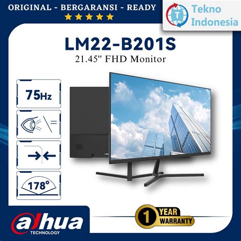 Jual Monitor Dahua Lm B S Inch Fhd Monitor Led Hz