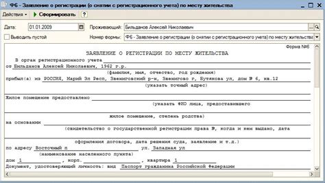 Автоматизированное формирование печатных форм паспортного стола, ВДБГ ...