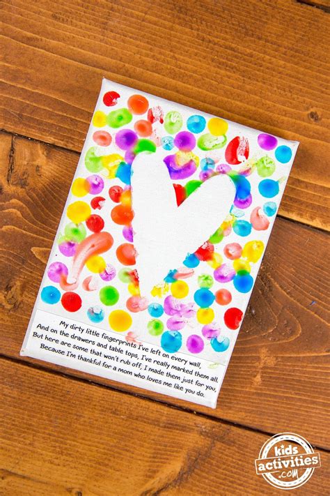 Super Easy Mothers Day Fingerprint Art Kids Activities Blog