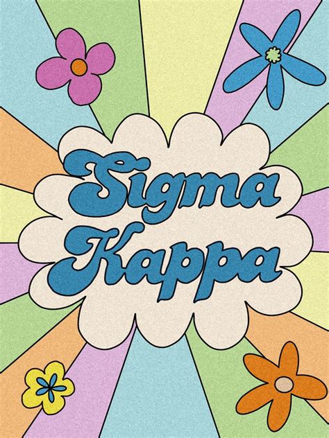 Sorority Canvas Go Greek Sigmakappa Gogreekgraphic Graphic