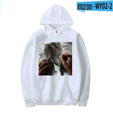 Juice Wrld Hoodies Unisex Hooded Rapper Casual Pullovers Hoodies