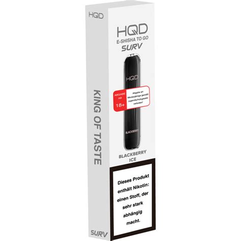 HQD Surv Black Ice Vape 18mg Online kaufen für 6 00 5 50