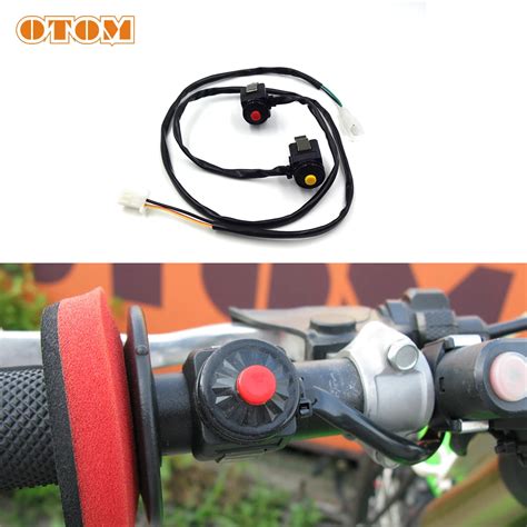 OTOM Motocross Engine Ignition Kill Switch Button Horn Start For KTM