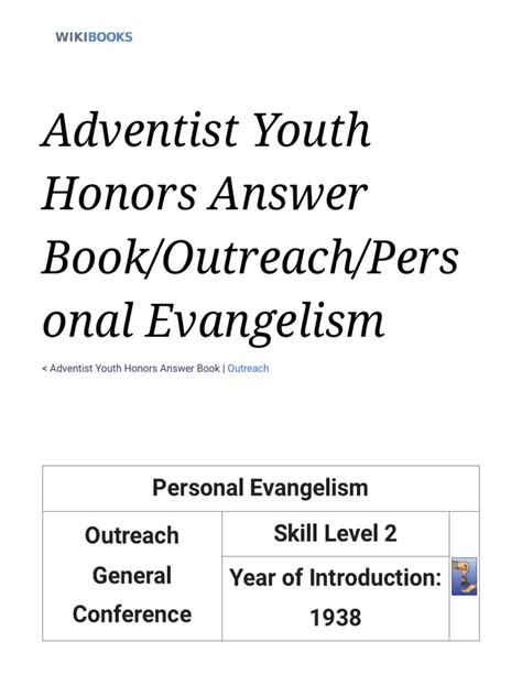 Personal Evangelism Pdf