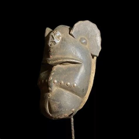 MASQUE FACIAL TRIBAL africain en bois sculpté à la main masque de