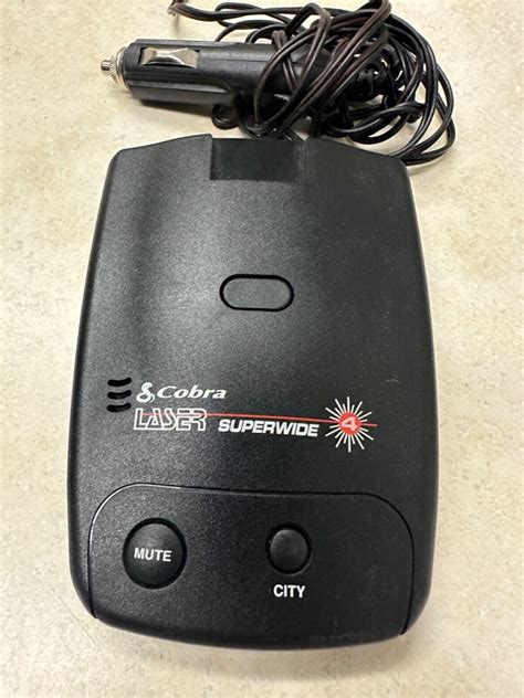 Lot Of 2 Cobra Radar Detectors Laser Superwide And Trapshooter Ebay