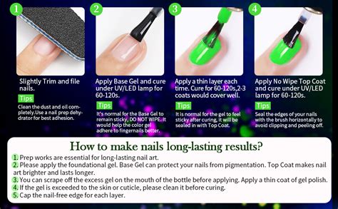 Amazon Born Pretty Neon Gel Nail Polish Set Fluorescent Gel Polish Orange Hot Pink Blue