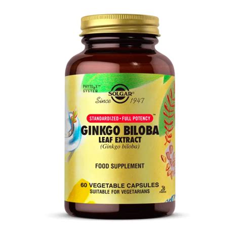 Solgar Ginkgo Biloba Leaf Extract 60 Kapsül