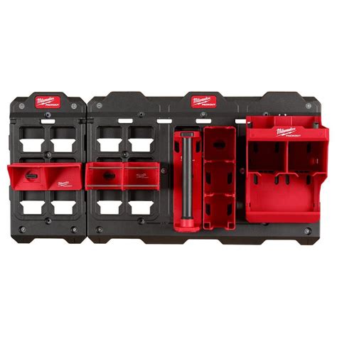 Milwaukee Packout Compact Shelf With Packout Compact Wall Plate 48 22