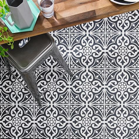 Devonstone Black Feature Tile Floor Ceramic Floor Tiles Feature Tiles