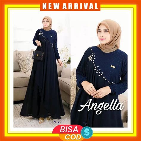 Jual Gamis Viral Terbaru 2023 Simple Elegan Murah Model Baru 2022 Busui