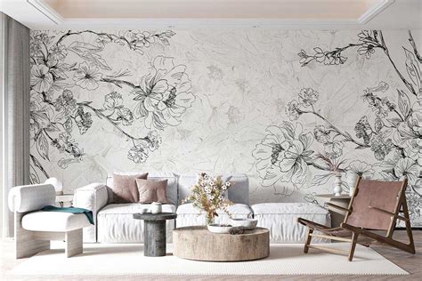 Обои с цветами для стен Алессандра | Купить в интернет-магазине Dress-wall