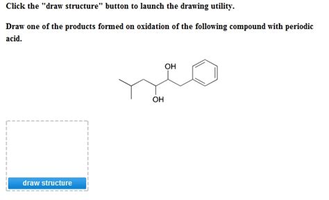 solved draw    products formed  oxidation   cheggcom