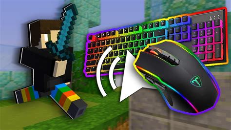 Handcam Keyboard And Mouse Sounds Minecraft Skywars Youtube