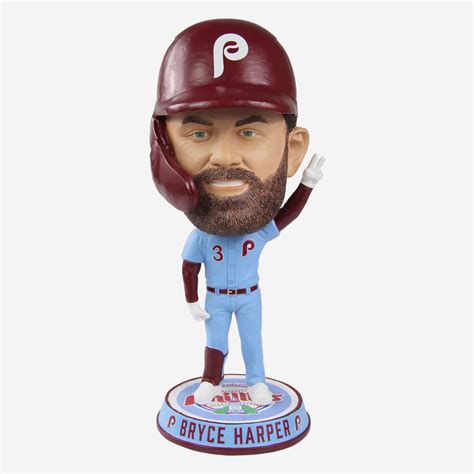 Bryce Harper Philadelphia Phillies Powder Blue Uniform Bighead Bobbleh FOCO