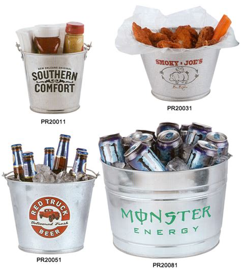 Custom Metal Buckets Galvanized Metal Buckets For Beer And Food