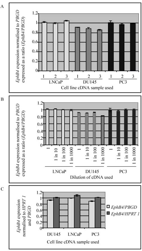 Normalisation Of Ephb4 Expression To Housekeeping Genes Pbgd And Hprt1 Download Scientific