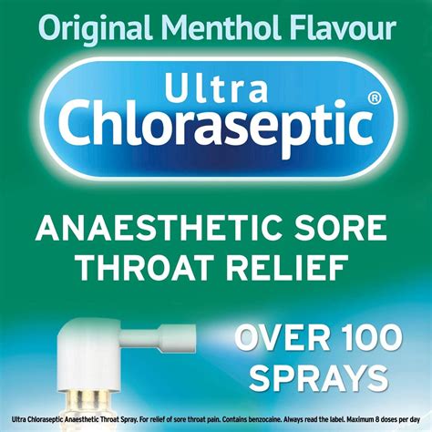 Ultra Chloraseptic Sore Throat Spray Ml Fast Acting Relief