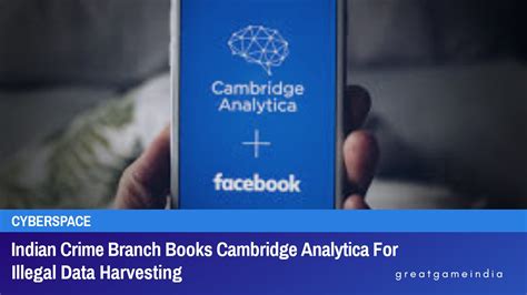 Indian Crime Branch Books Cambridge Analytica For Illegal Data