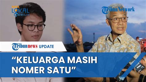 Momen Tangis Putra Ganjar Pranowo Saat Bahas Profesi Ayah Tak Lupa