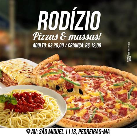 Nesta Segunda Feira Noite Tem Rod Zio De Pizzas E Massas No Hotel