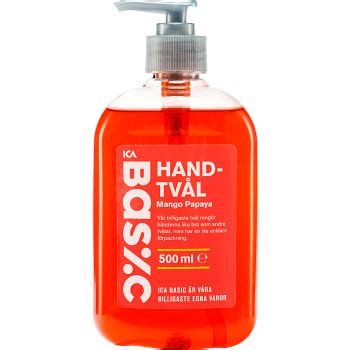 Flytande handtvå Mango papaya l 500ml ICA Basic Handla mat online