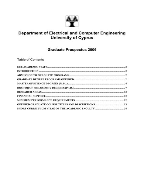 Department Of Electrical And Computer Engineering