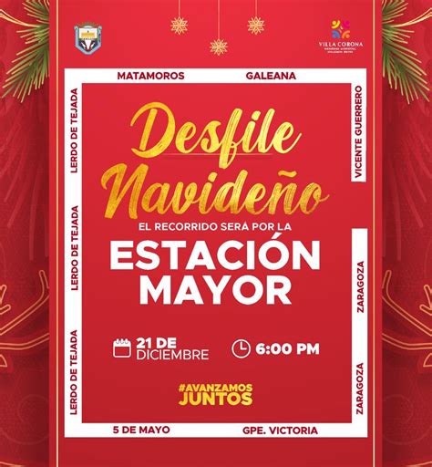 Este Será El Recorrido Para El Desfile Navideño Del Día De Hoy