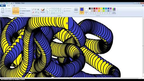 Como Hacer Un Dibujo 3d En Paint HD YouTube