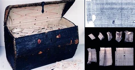 Precision X Rays Reveal Contents Of Sealed And Folded 17th Century