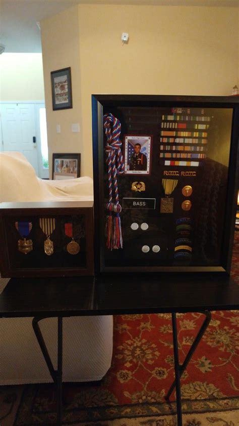 Zack S Rotc Shadow Boxes Shadow Boxes Vanity Mirror Corner Desk