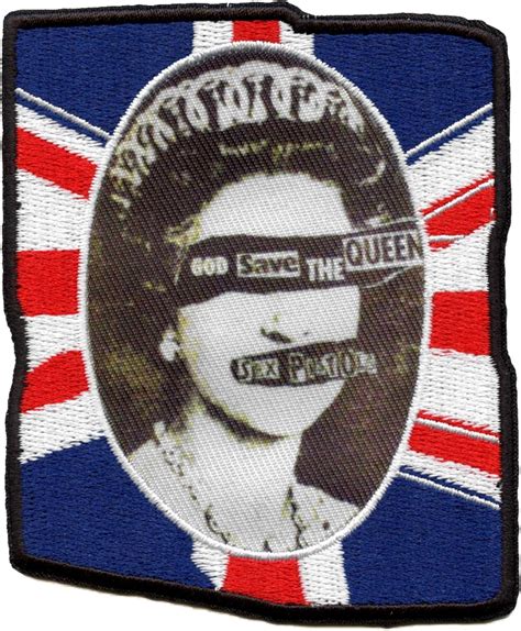 Sex Pistols Uk Flag Queen Patch Clothing Shoes And Jewelry