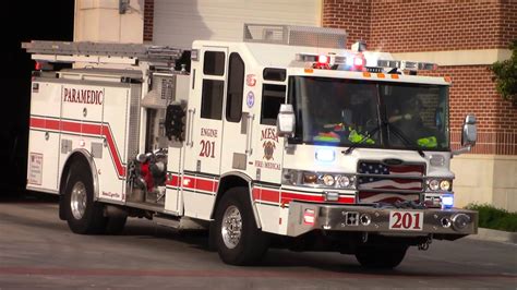 Mesa Fire And Medical Dept Engine 201 Responding Youtube