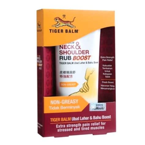 Jual Tiger Balm Neck Shoulder Rub Boost Gr Shopee Indonesia