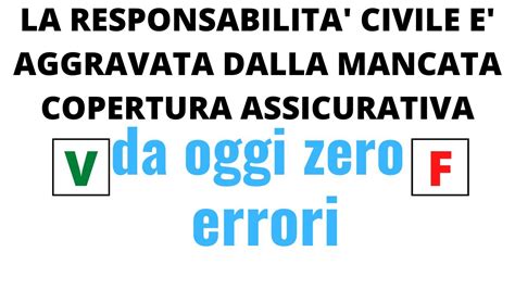 Responsabilità Amministrativa Civile Penale e Assicurazione YouTube