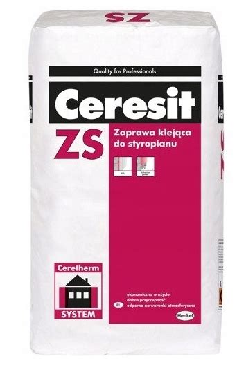 Ceresit Zs Klej Do Styropianu Kg Ceresit Zs Cena Opinie Kleje