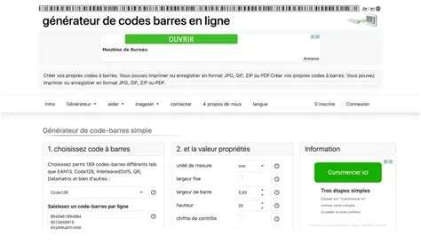 Les Meilleurs G N Rateurs De Code Barre En Ligne Gratuits Illycos