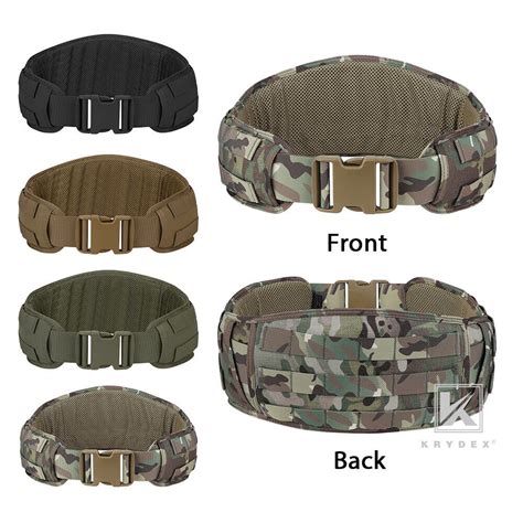 Krydex Tactical Belt Gen Modular Molle Pals Padded Battle Belt Mesh