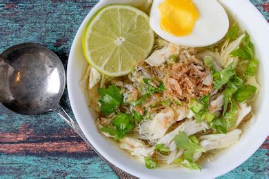 resep soto ayam  vegetarian