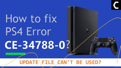 FIXED PS4 Update 9 60 File Cannot Be Used CE 34788 0