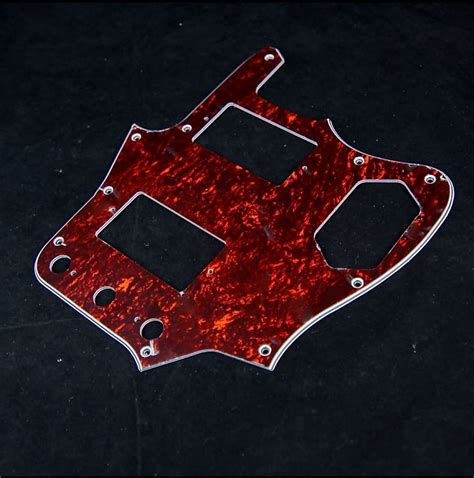 Replacment Pickguard For Jaguar Style Guitar 4Ply Tortoise Reverb