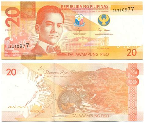 Philippines Note Piso P Unc Numismatica Cameroni