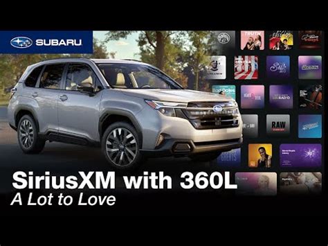 Subaru SiriusXM With 360L A Lot To Love Ad Commercial