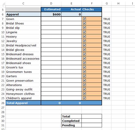 How to Use Checkboxes to Create Checklist Template in Excel