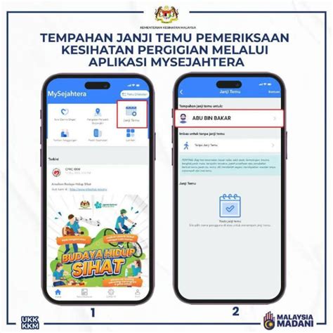 Cara Buat Temujanji Klinik Gigi Kerajaan Secara Online Menggunakan