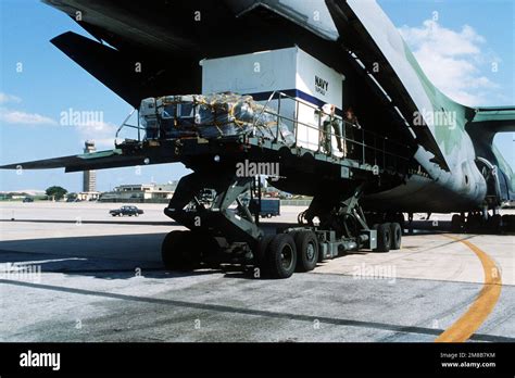 Airmen From The 603rd Military Airlift Support Group Secure The U S