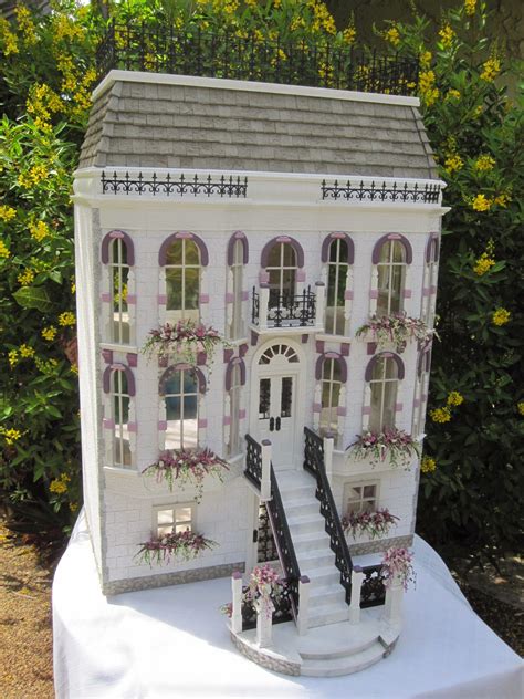 Dollhouses By Robin Carey The Orchid House Dollhouse With Shops