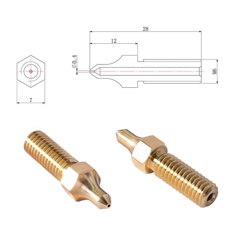 Pcs Nozzle For Thunder D Printer Geeetech