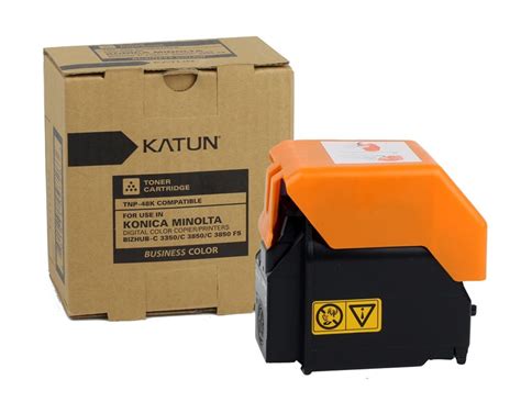 47876 Konica Minolta TNP 48 Katun Siyah Toner Bizhub C3350 C3850 A5X0350