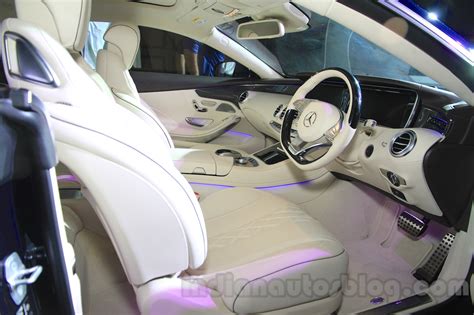 2015 Mercedes S 500 Coupe Front Cabin Launched In Delhi